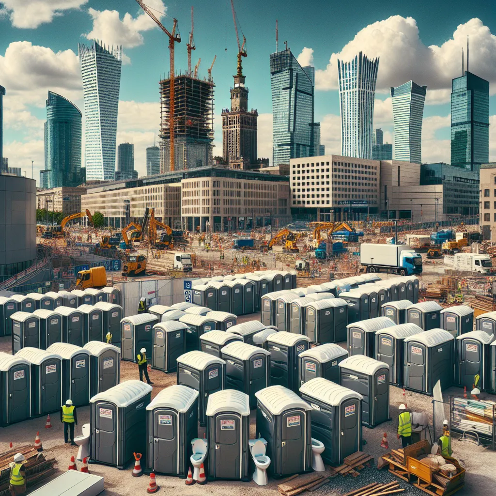 Wynajem toalet przenośnych w Warszawie – komfort i higiena na każdej budowie