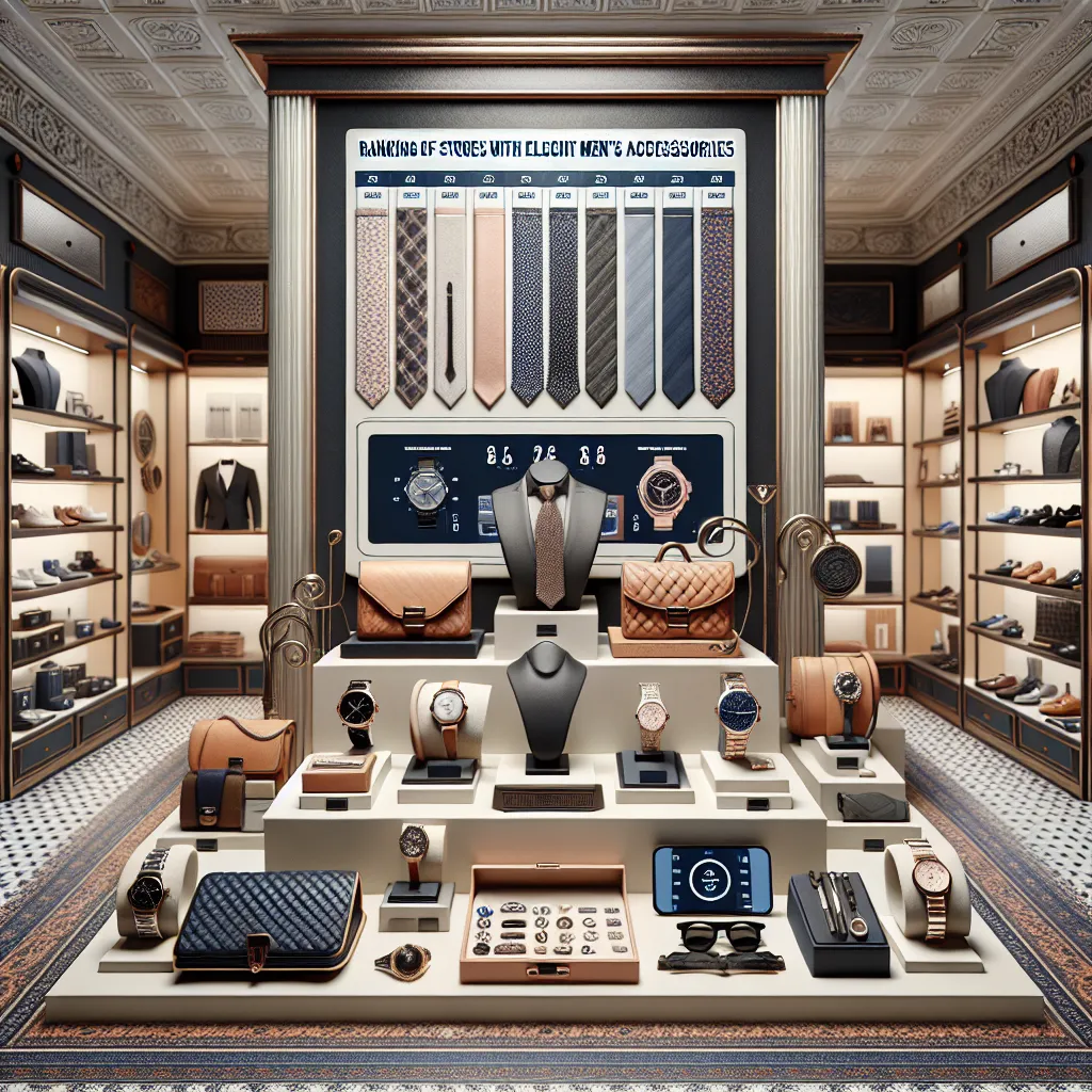 Ranking sklepów z eleganckimi dodatkami męskimi 2026