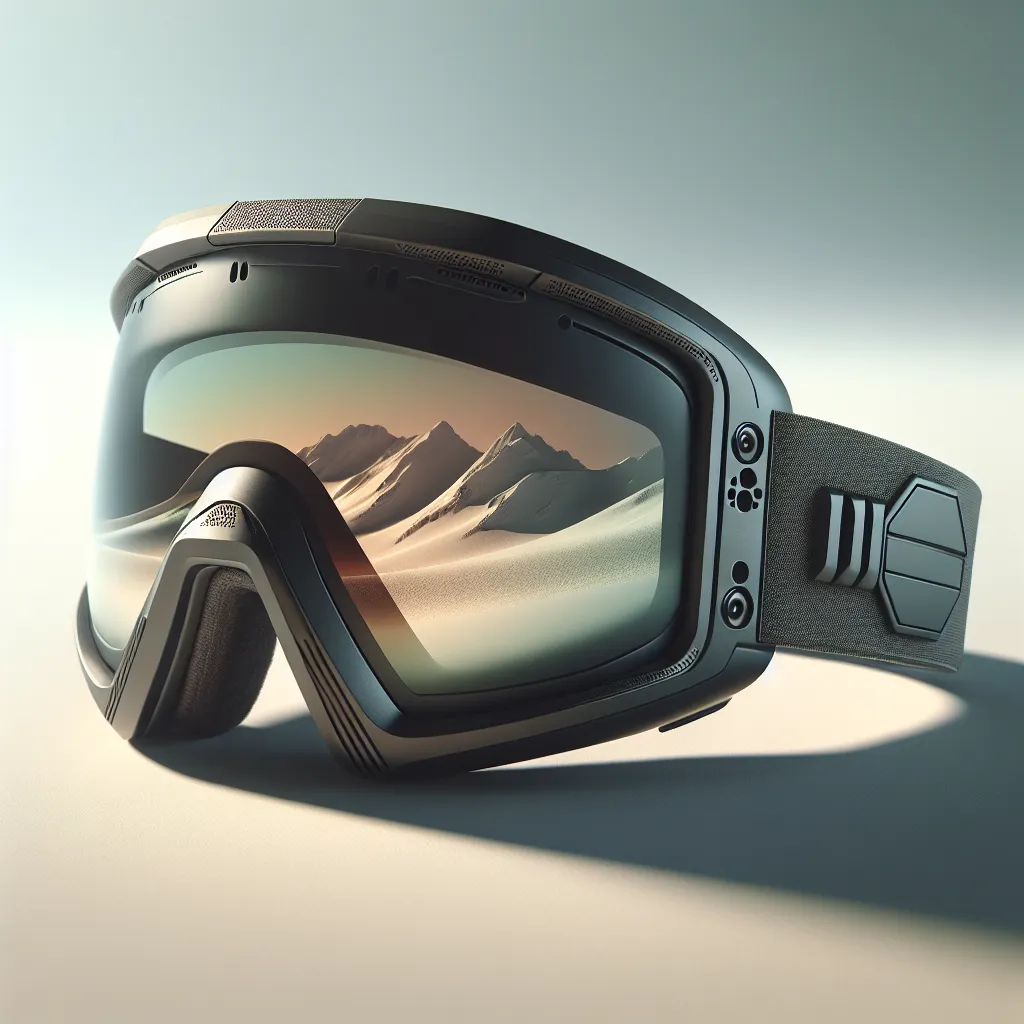 Nowoczesne gogle narciarskie fotochromatyczne dla aktywnych na stoku