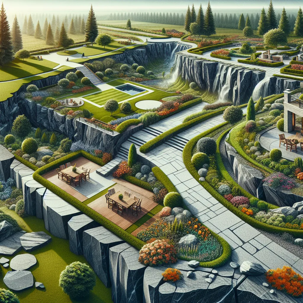 Granitowa rewolucja w aranżacji ogrodu: tarasy, obrzeża i chodniki