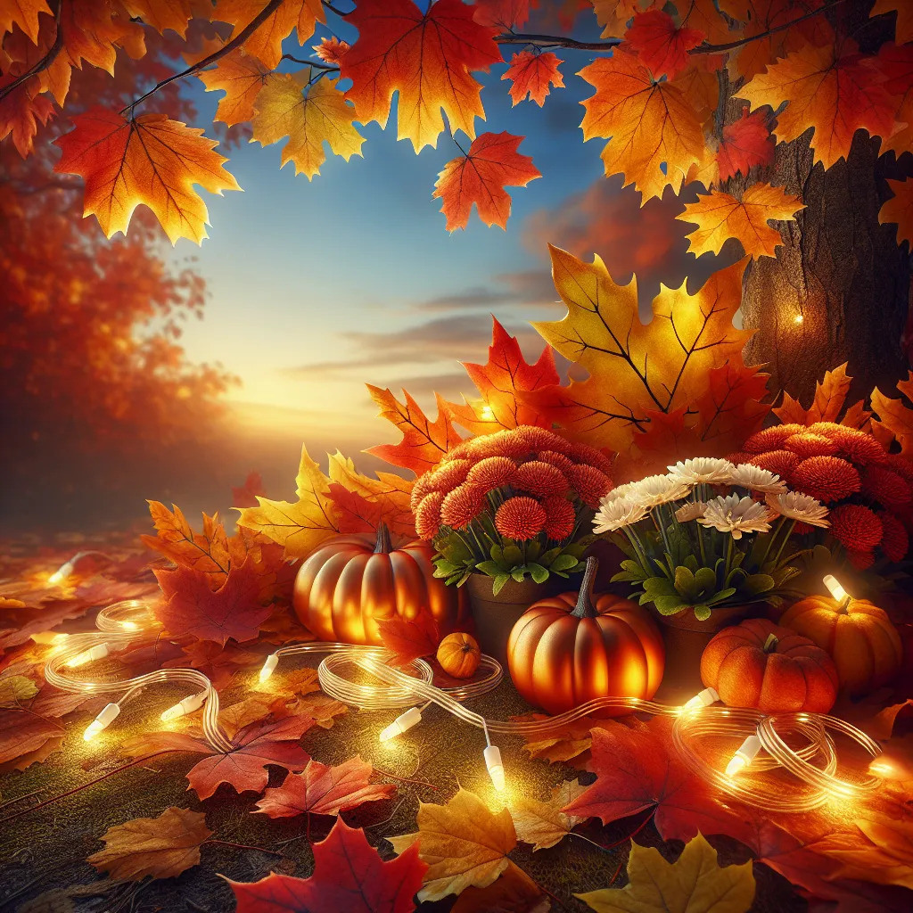 Jesień w blasku LED